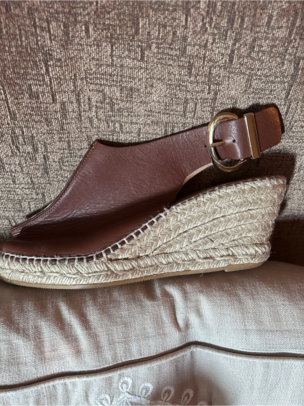 Kanna “Made in Spain,” brown espadrilles, Size 39